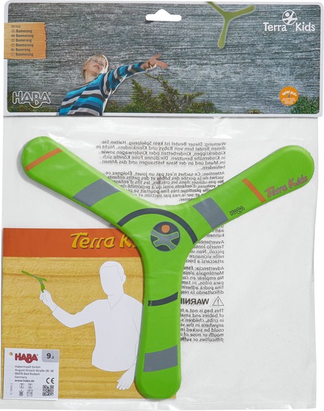 HABA Terra Kids Boomerang - Dreiflügler Aus Hartschaum Für Kinder Ab 6 Jahren