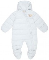 Steppoverall mit abnehmbarem Fuß und Kapuze Bär Gr. 56