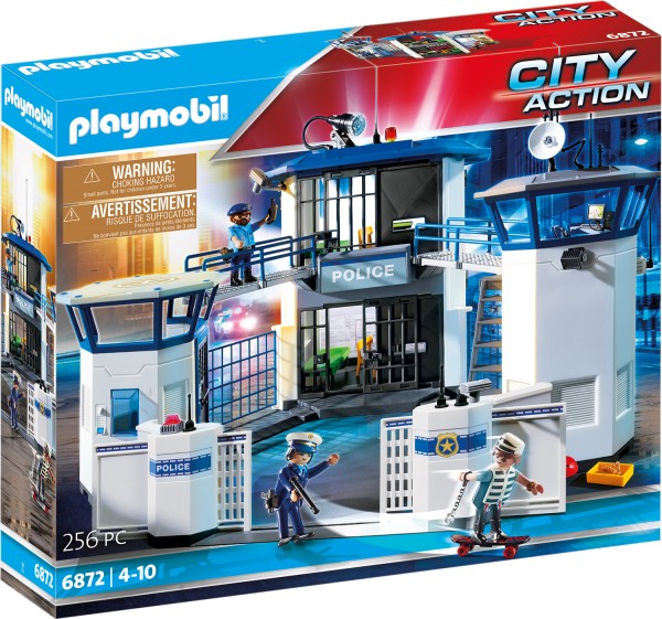 Playmobil PLAYMOBIL® Polizei-Kommandozentrale mit Gefängnis