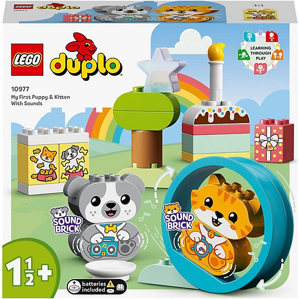 Lego ® Mein erstes Hündchen & Kätzchen – mit Ton