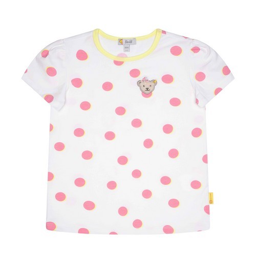 Steiff T-Shirt kurzarm weiß, Größe 104