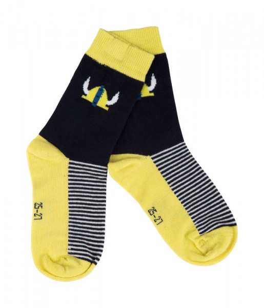 Kindersocken mit Wikinger-Motiv