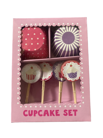 JaBaDaBaDo Cupcakeset rosa