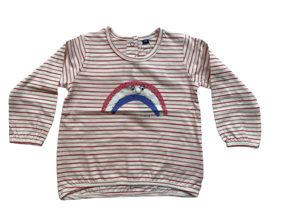 TOM TAILOR Mädchen T-Shirt Langarmshirt, Gr 74