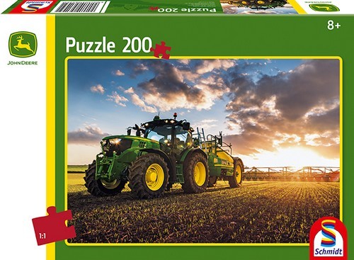 Schmidt Spiele Schmidt Spiele Traktor 6150R mit Feldspritze, 200 Teile 