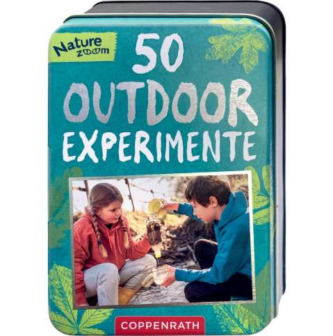 Coppenrath Verlag 50 Outdoor-Experimente - Nature Zoom (Blechdose)