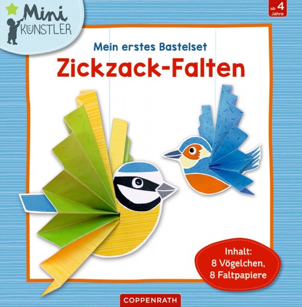 Coppenrath Verlag Mein erstes Bastelset: Zickzack-Falten (Mini-Künstler)