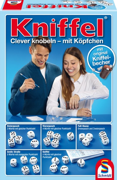 Schmidt Spiele Schmidt Spiele Kniffel® mit Lederwürfelbecher