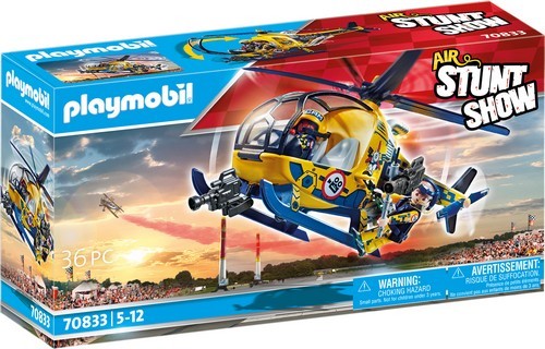 Playmobil PLAYMOBIL® Air Stuntshow Filmcrew-Helikopter