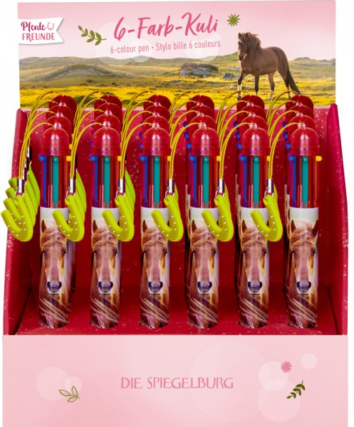 Die Spiegelburg 6-Farb-Kuli Pferdefreunde