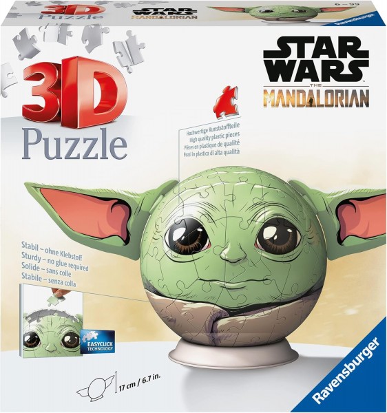 Puzzle-Ball Mandalorian Grogu mit Ohren