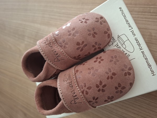 Anna u. Paul Uni Wildleder Blumen Bedruckt S