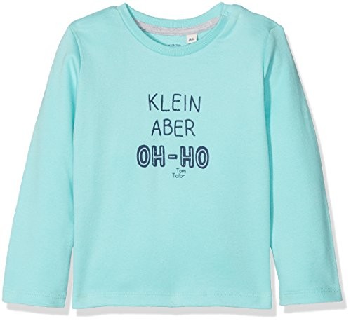 TOM TAILOR Kids Baby-Jungen T-Shirts 1/1 Langarmshirt, Blau (Teal Aqua 6680), 62