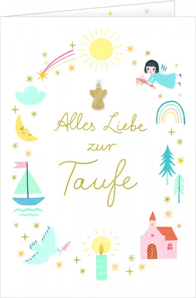 Coppenrath Verlag Grußkarte: Alles Liebe zur Taufe