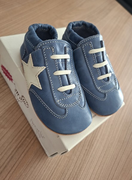 Anna u. Paul Stars, ocean, mit Gummisohle - L