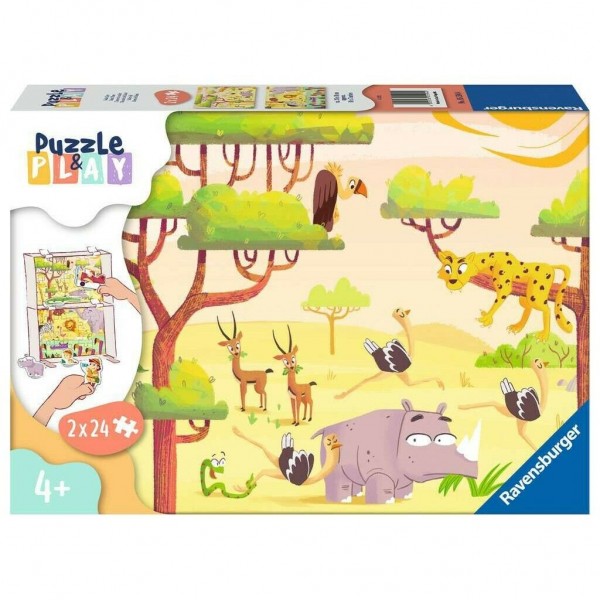 Puzzle&Play Tiere 2
