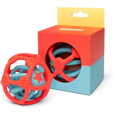 Cool Kidz Set of 2 sensory balls - Lot de 2 balles sensorielles, Orange and blue - Orange et bleu