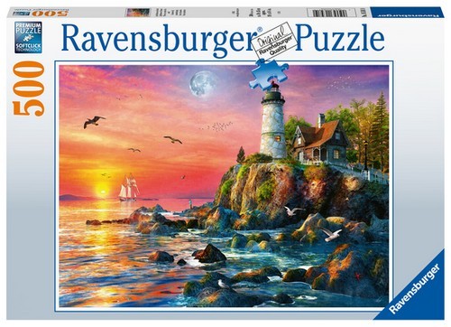 Ravensburger Leuchtturm am Abend