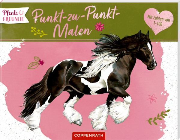 Coppenrath Verlag Pferdefreunde: Punkt-zu-Punkt-Malen