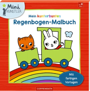 Coppenrath Verlag Mein kunterbuntes Regenbogen-Malbuch (Mini-Künstler)