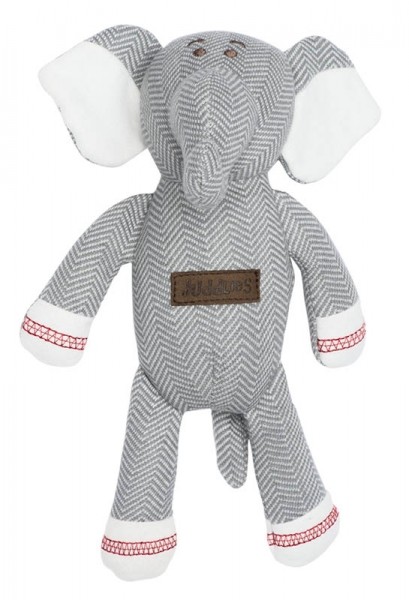 Juddlies Cottage Collection - Rassel Baumwolle (Bio) / Elefant / Driftwood Grey