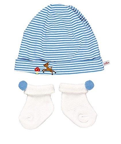 Die Spiegelburg Geschenkset Mütze und Söckchen BabyGlück, hellblau