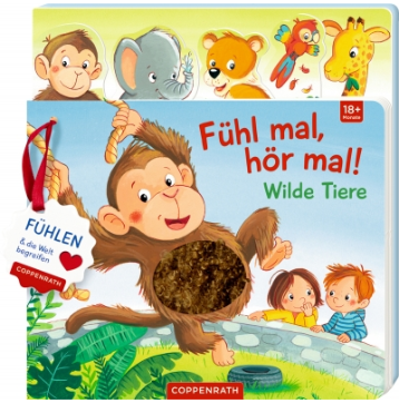 Coppenrath Verlag Fühl mal, hör mal! Wilde Tiere (Fühlen&begreifen)