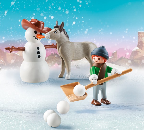 Playmobil PLAYMOBIL® Schneespaß mit Snips & Herrn Karotte