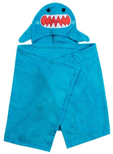 Kinder Kapuzenbadetuch - Sherman der Hai