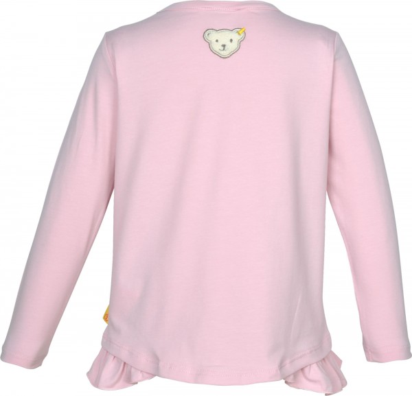 Steiff Shirt Langarm SWEET HEART Mini Girls pink nectar,Gr. 104