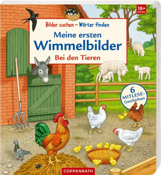 Coppenrath Verlag Bilder su.-Wörter fi.: Meine 1.Wimmelbilder - Bei den Tieren