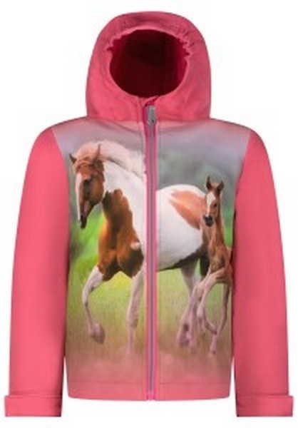 SALT AND PEPPER Girls Softshell Jacket Horse pearl ink, Größe 104