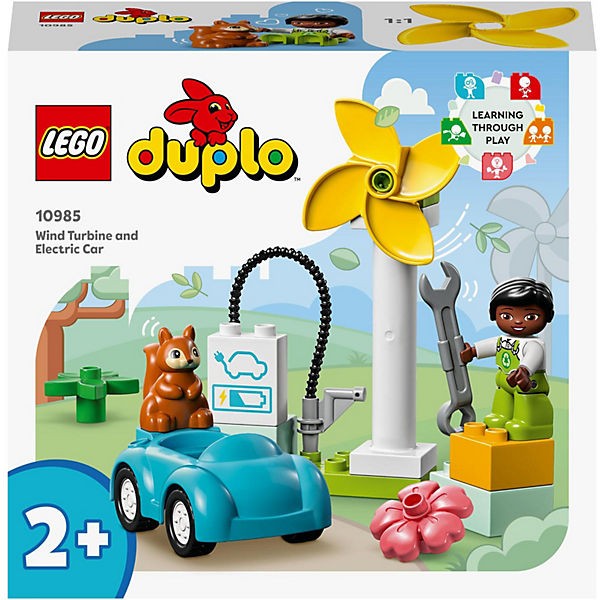 Lego ® Windrad und Elektroauto