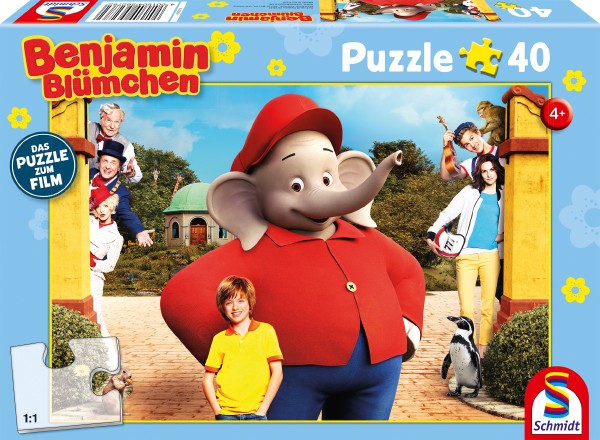 Schmidt Spiele Schmidt Spiele Puzzle zum Film, Benjamin Blümchen - Der Kinofilm, 40 Teile