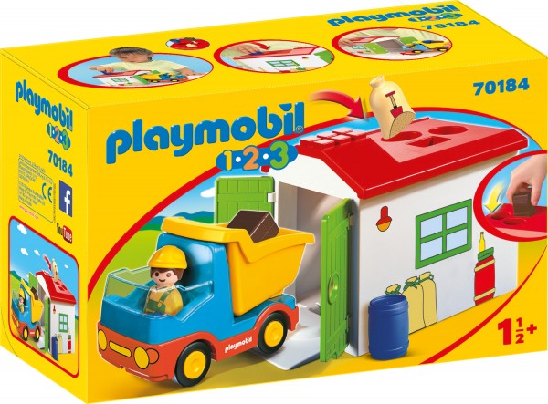 Playmobil PLAYMOBIL® LKW mit Sortiergarage