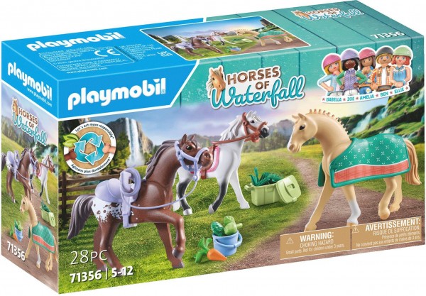 PLAYMOBIL® 3 Pferde: Morgan, Quarter Horse & Shagya Araber