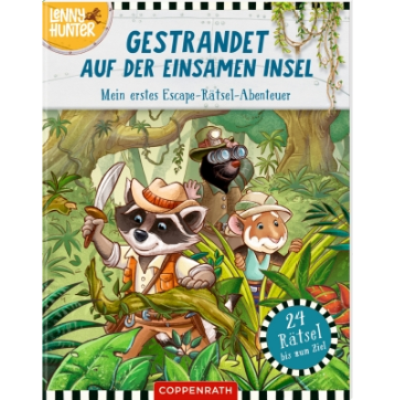 Coppenrath Verlag Lenny Hunter: Gestrandet auf der eins. Insel (Escape-Rätsel)
